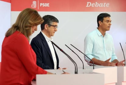 El debate de las tres opciones del PSOE, al menos nos ha dejado algo original y positivo. Por primera vez se sacan los trapos sucios unos a otros, se dicen las cosas a la cara y delante de todo el país. Yo no recuerdo una vida parlamentaria en la que no haya una autocensura, un acuerdo de no hacer sangre o una mentira oculta en el sentir del que habla. Y eso es lo positivo de un debate, que salgan todos los problemas de cada uno. Aunque se demuestre la división del partido, una lección nos han dado, quizá sin saberlo ellos mismos. Ahora ya pueden empezar un plan de partido común que hace mucha falta.