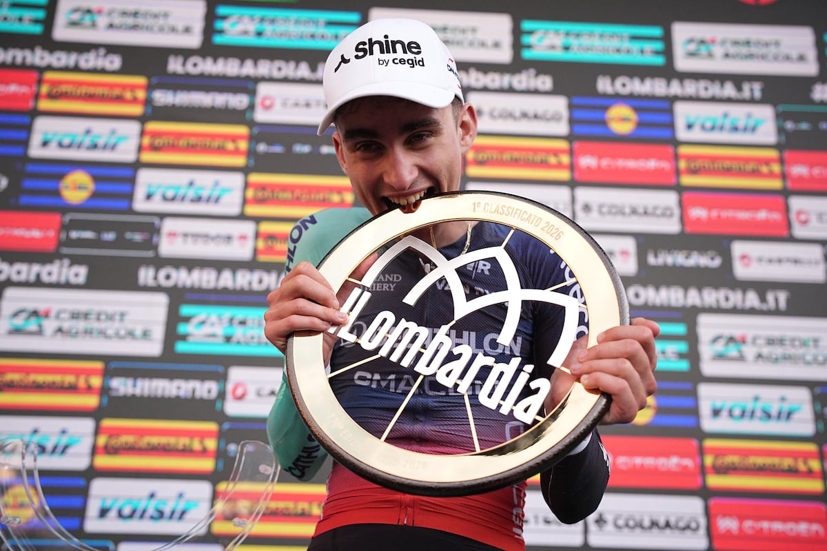 Paul Seixas alcanza en el Giro de Lombardía su futuro anunciado