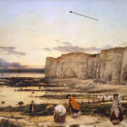 La obra <i>Pegwell Bay, Kent - Recuerdo del 5 de octubre de 1858</i>, del escocés William Dyce.