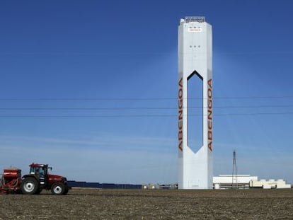 Planta solar de Abengoa.