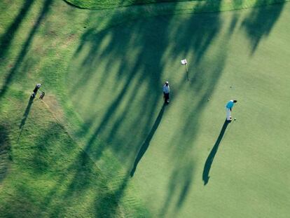 El amigo golfista