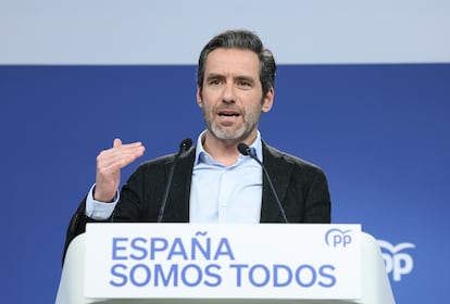 Borja Smper, portavoz del PP.