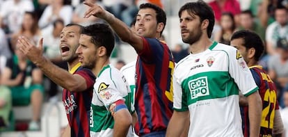 El Elche-Barça de la temporada pasada.