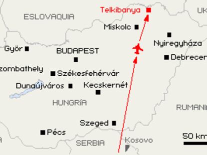 Accidente aéreo en Telkibanya, Hungría