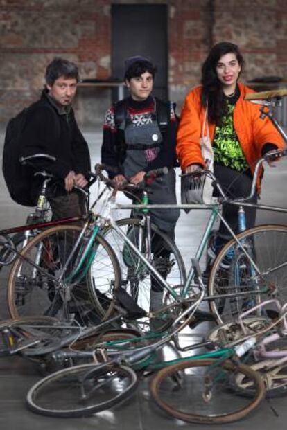 Tres de los artistas que participan en el festival.