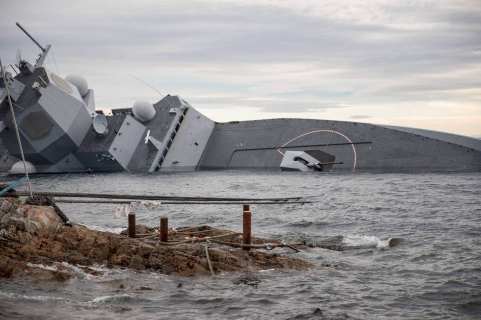 Navantia zanja una disputa de más de 1.000 millones con Noruega por la fragata hundida en 2018