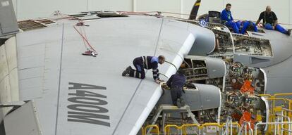 Instalaciones de la empresa Airbus Military en Sevilla.