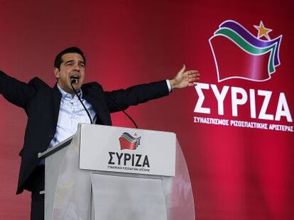 Alexis Tzipras, l&iacute;der de Syriza