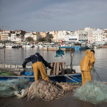 23/01/2020 - Barcelona - En la imagen el muelle de pescadores del puerto de L'Ampolla ( Tarragona), en el Delta del Ebro. Foto: Massimiliano Minocri