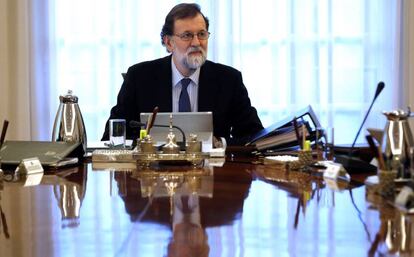 Mariano Rajoy preside el &uacute;ltimo Consejo de Ministros. 