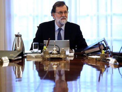 Mariano Rajoy preside el &uacute;ltimo Consejo de Ministros. 