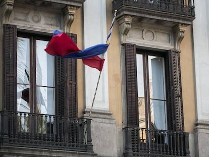 El consulado filipino estaba ubicado en la plaza Real de Barcelona.