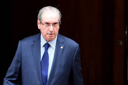 O presidente da Câmara, Eduardo Cunha.