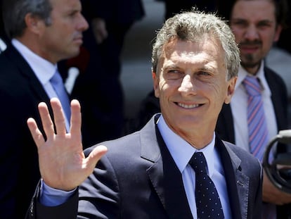 Mauricio Macri, em 11 de dezembro deste ano.