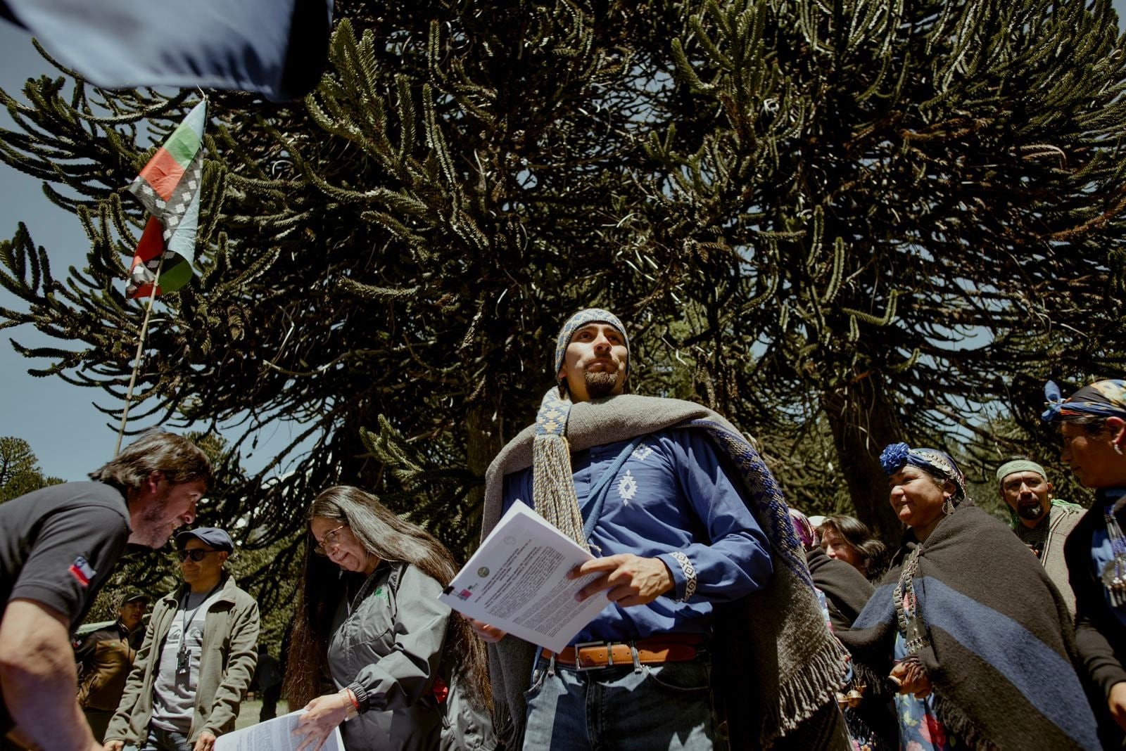 Simón Crisóstomo Loncopán, el líder mapuche que defiende su tierra con mapas