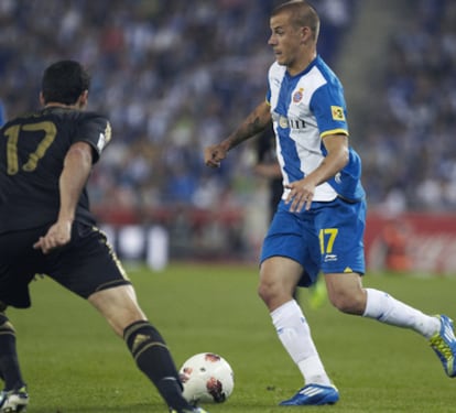 El centrocampista eslovaco del Espanyol, Vladimir Weiss