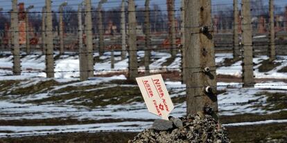 Imagen del campo de exterminio de Auschwitz el pasado 8 de abril. 