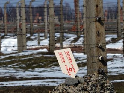 Imagen del campo de exterminio de Auschwitz el pasado 8 de abril.