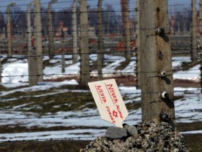 Imagen del campo de exterminio de Auschwitz el pasado 8 de abril. 