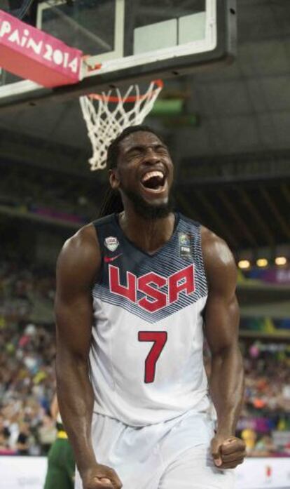 Faried, tras ganar a Lituania.