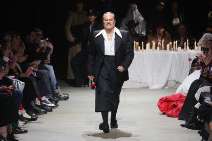 Willy Chavarria walks the runway at the Willy Chavarria F/W 2024 show during New York Fashion Week