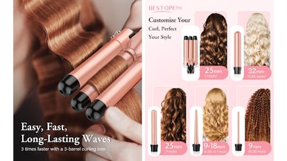 Esta plancha para conseguir las ondas de sirena es superventas en Amazon.