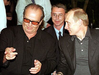 Jack Nicholson, durante su presencia en Moscú, donde asistió al festival de cine, propuso a Putin la coproducción de su próxima película.