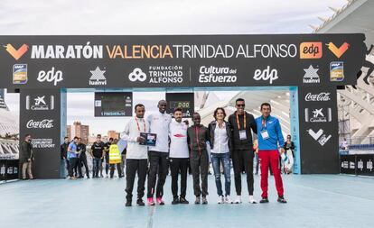 Algunos de los corredores de élite que intentarán mejorar sus marcas en la Maratón de Valencia de este domingo, 1 de diciembre. 