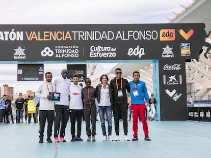 Algunos de los corredores de élite que intentarán mejorar sus marcas en la Maratón de Valencia de este domingo, 1 de diciembre. 