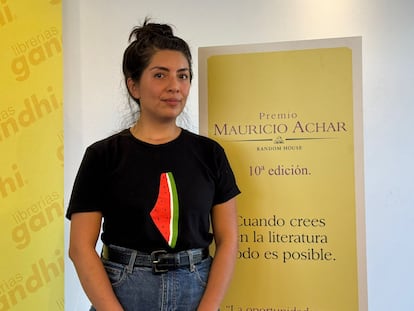 La escritora Berenice Andrade, en Ciudad de México.