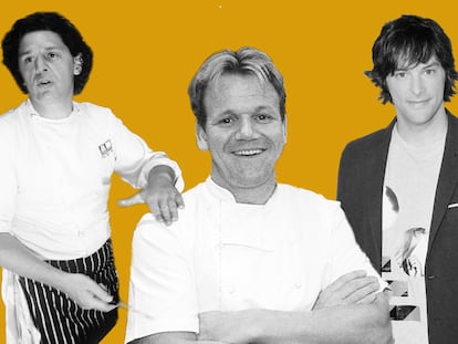 Pasión de fogones: Marco Pierre White, Gordon Ramsay y Jordi Cruz, tan pronto te hielan el corazón como te fríen un huevo.