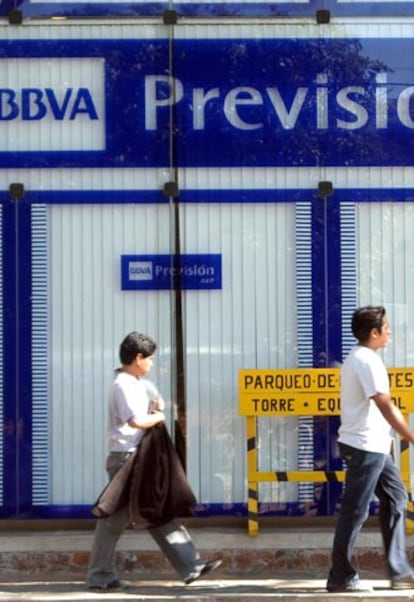 Oficinas centrales del fondo de pensiones BBVA Previsin en la ciudad oriental de Santa Cruz (Bolivia).