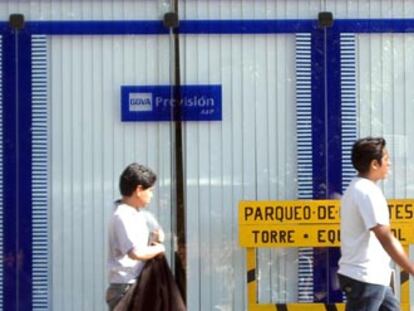 Oficinas centrales del fondo de pensiones BBVA Previsión en la ciudad oriental de Santa Cruz (Bolivia).