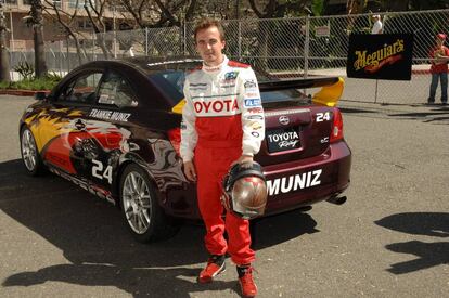 Frankie Muniz, en el Grand Prix de Long Beach de 2011.