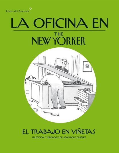 El mundo sería un lugar más aburrido sin el humor gráfico de la revista The New Yorker. En esta recopilación temática de viñetas de humoristas emblemáticos como Saul Steinberg o Roz Chast reconocemos, para bien o para mal, situaciones y entornos laborales que todos hemos vivido en alguna ocasión. Traducción: Miguel Aguayo.