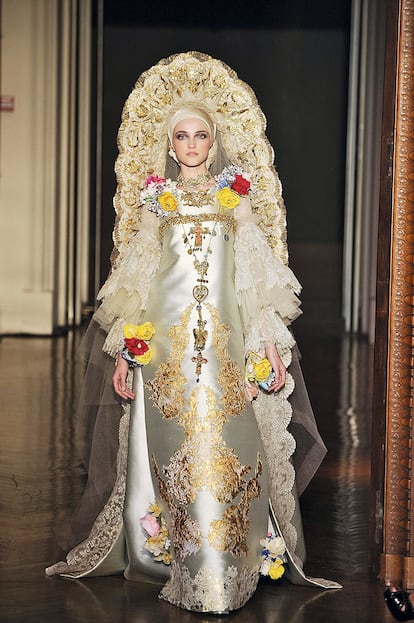 Su último desfile en París, 2009.