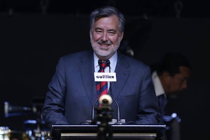 Alejandro Guillier, candidato chileno de centro izquierda.