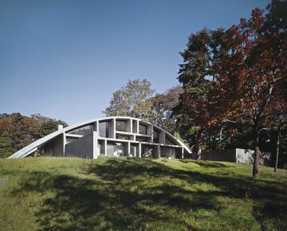 Casa en Long Island de Marcel Breuer. 1969.