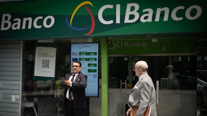 Sucursal de CIBanco, en Ciudad de México, el 25 de junio.