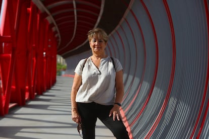 Marisa Velasco, de la asociación Derecho a Morir Dignamente, este martes en Alicante.