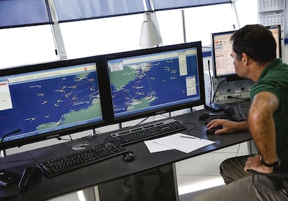 The Maritime Rescue Center in Tarifa coordinates the surveillance of the Strait of Gibraltar.