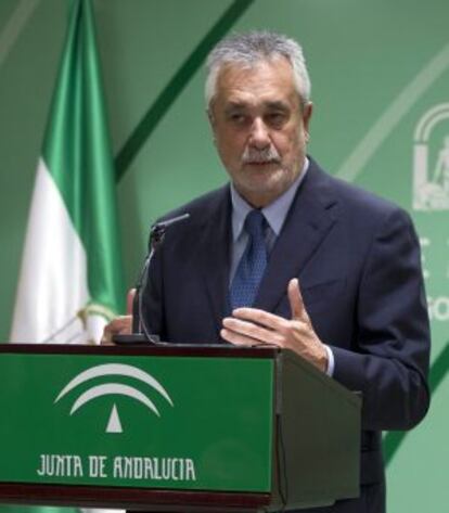 El presidente de la Junta de Andalucía, José Antonio Griñán.