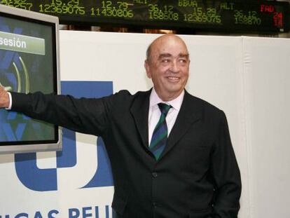 José Lladó, presidente de Técnicas Reunidas el día de la salida a Bolsa de la compañía.