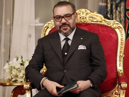 El rey de Marruecos, Mohamed VI, en Rabat.