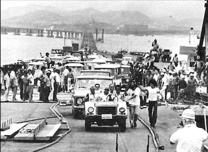 Inauguração da Ponte Rio-Niterói.