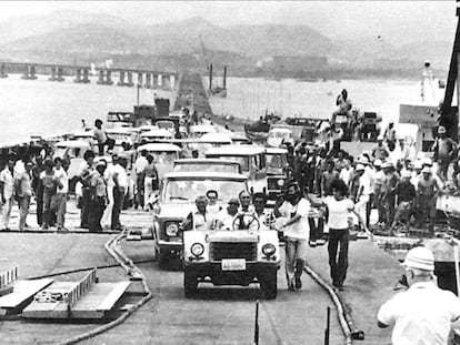 Inauguração da Ponte Rio-Niterói.