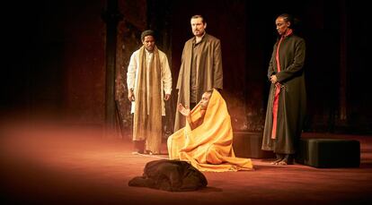 Un momento de 'Battlefield' (la revisión que Peter Brook hizo del 'Mahabharata').