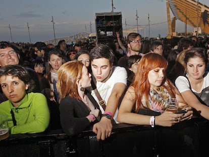 Un receso entre actuación y actuación en el Primavera Sound de 2019.
