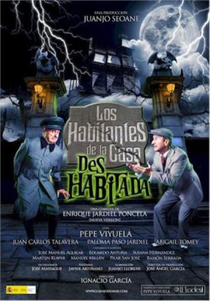 Cartel de 'Los habitantes de la casa deshabitada', en Granada