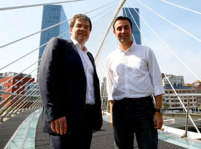 Iñaki Egaña y Mikel Torres, candidatos a dirigir el PSE-EE de Bizkaia.